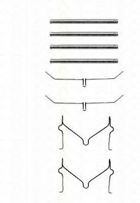 Set accesorii, placute frana