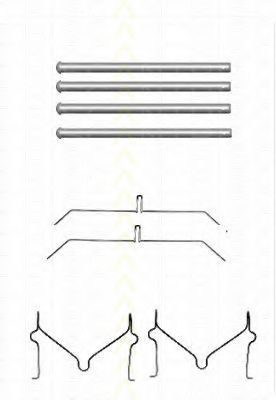 Set accesorii, placute frana