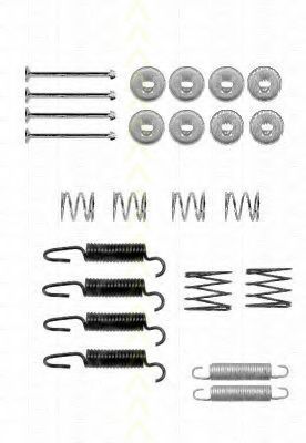 set accesorii, saboti frana parcare