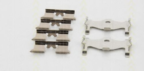 Set accesorii, placute frana