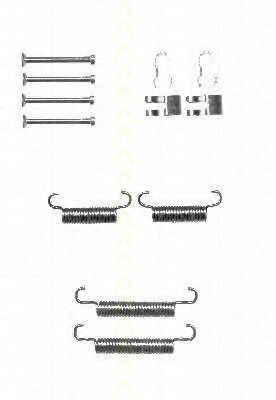 set accesorii, saboti frana parcare