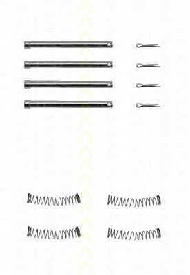 Set accesorii, placute frana