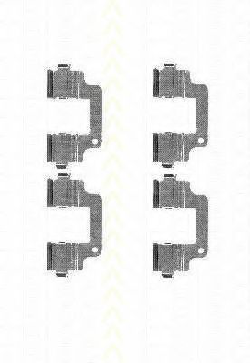 Set accesorii, placute frana