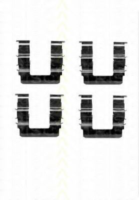 Set accesorii, placute frana