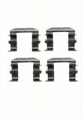 Set accesorii, placute frana