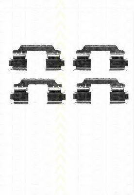 Set accesorii, placute frana