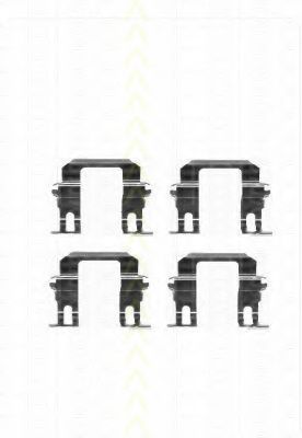 Set accesorii, placute frana