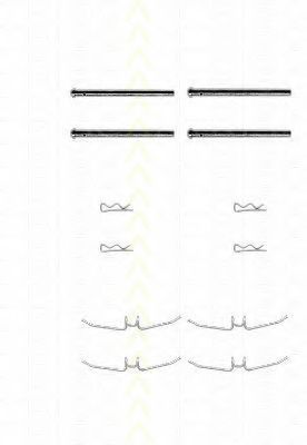 Set accesorii, placute frana