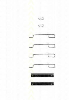 Set accesorii, placute frana