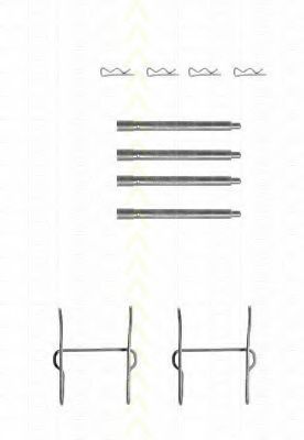 Set accesorii, placute frana