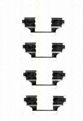 Set accesorii, placute frana