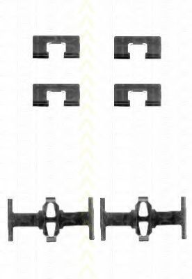 Set accesorii, placute frana