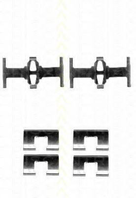 Set accesorii, placute frana