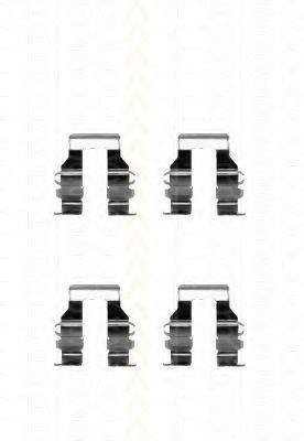 Set accesorii, placute frana