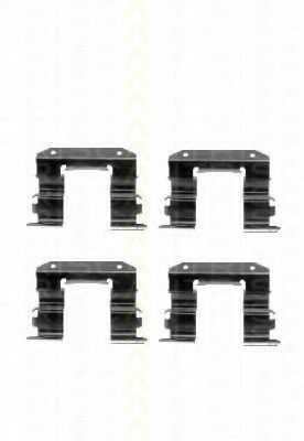 Set accesorii, placute frana