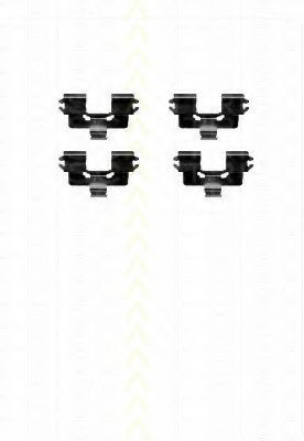 Set accesorii, placute frana