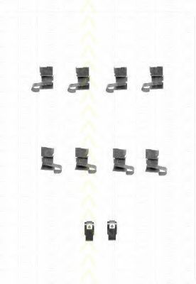 Set accesorii, placute frana