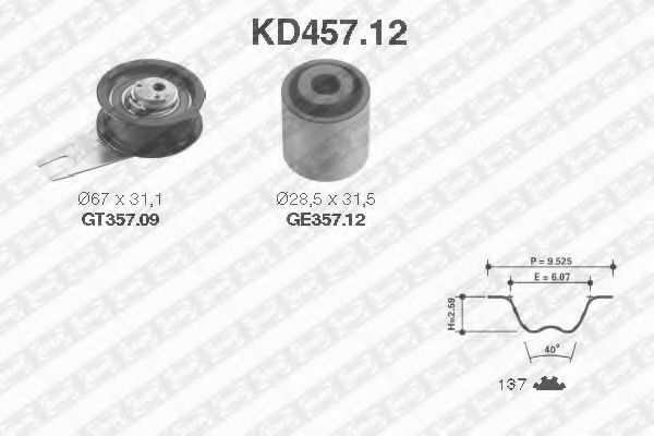 Set curea de distributie