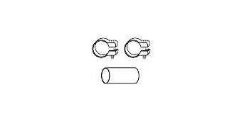 Conector teava, sistem de esapament