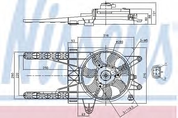 Ventilator, radiator