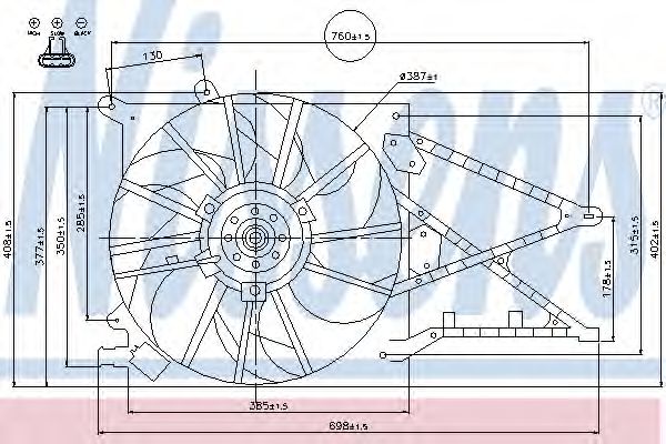 Ventilator, radiator