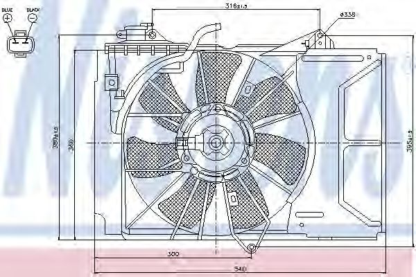 Ventilator, radiator