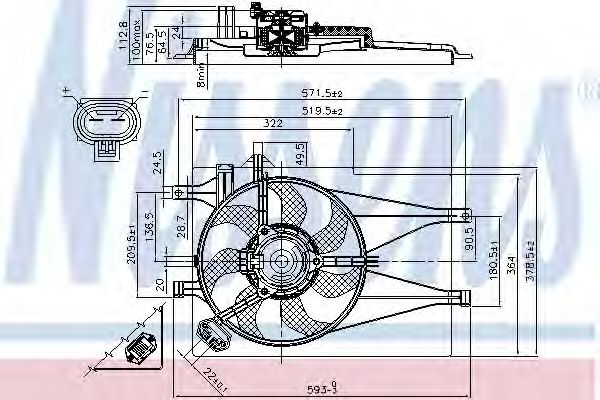 Ventilator, radiator