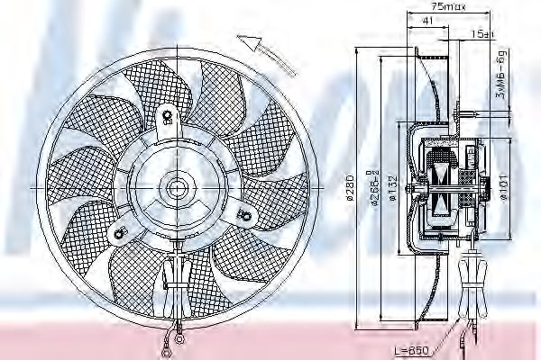 Ventilator, radiator