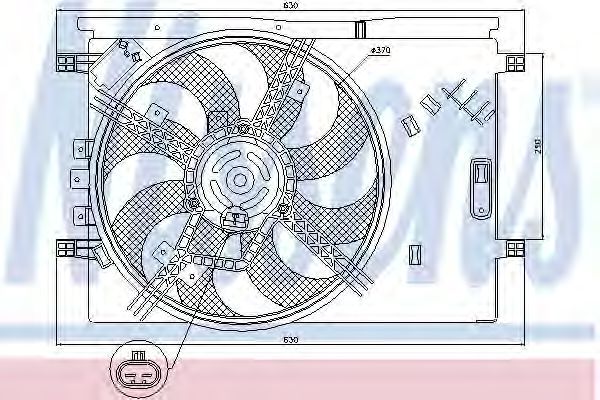 Ventilator, radiator