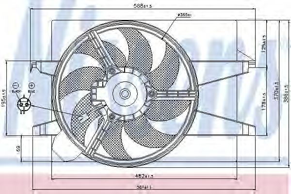 Ventilator, radiator