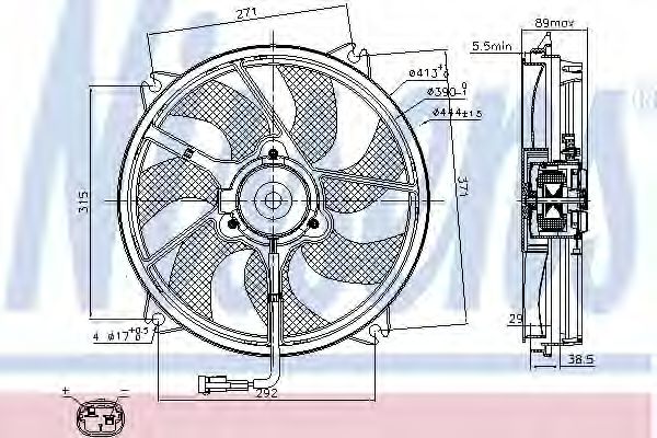 Ventilator, radiator