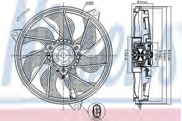 Ventilator, radiator