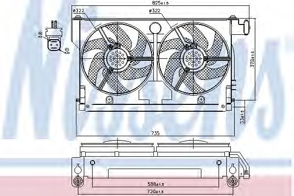 Ventilator, radiator