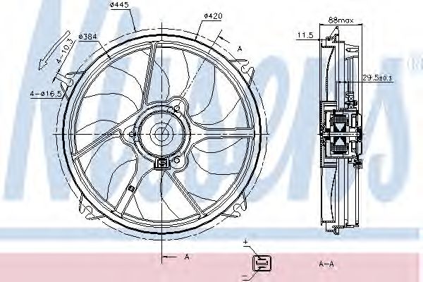 Ventilator, radiator