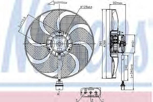 Ventilator, radiator