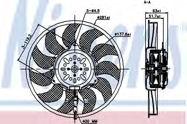 Ventilator, radiator