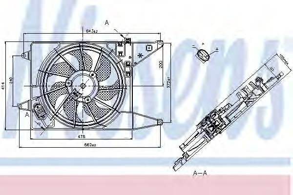 Ventilator, radiator