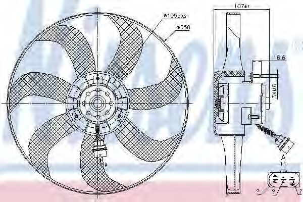 Ventilator, radiator