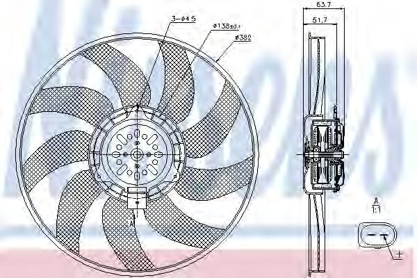 Ventilator, radiator