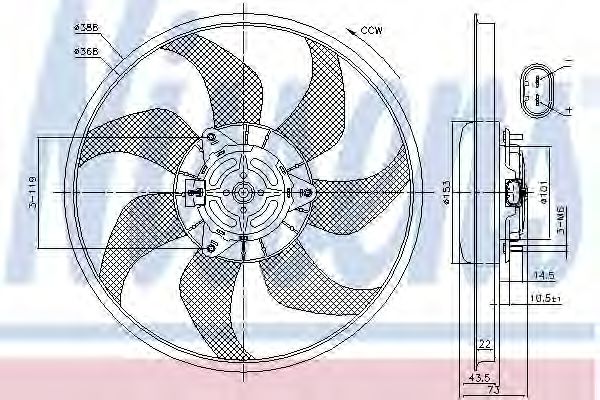 Ventilator, radiator
