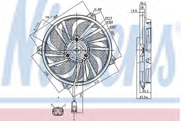 Ventilator, radiator