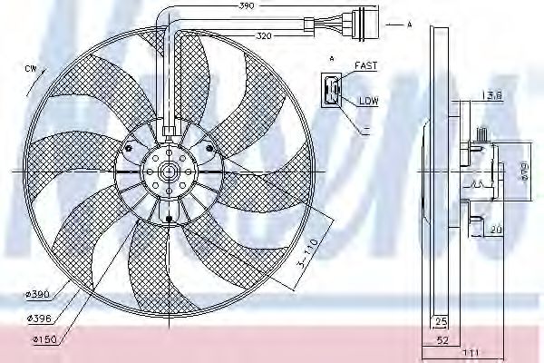 Ventilator, radiator