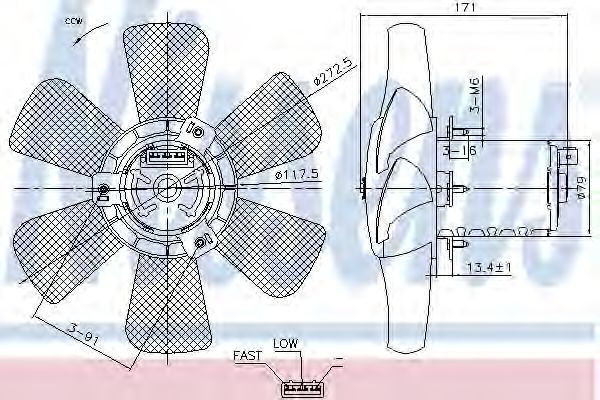 Ventilator, radiator