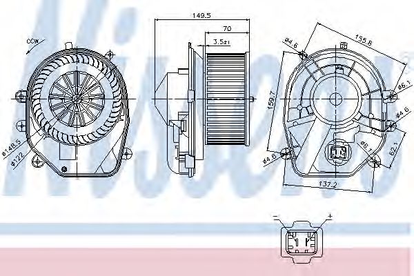 Ventilator, habitaclu