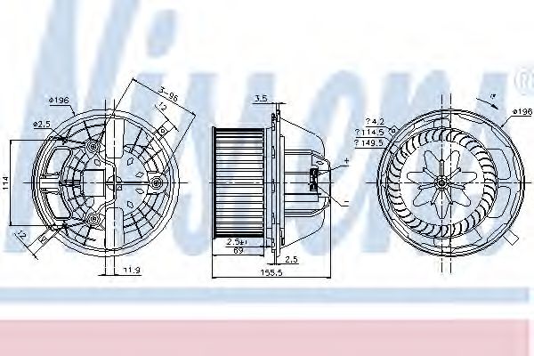 Ventilator, habitaclu