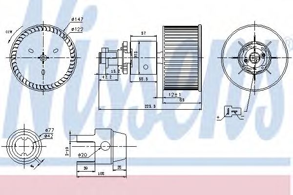 Ventilator, habitaclu