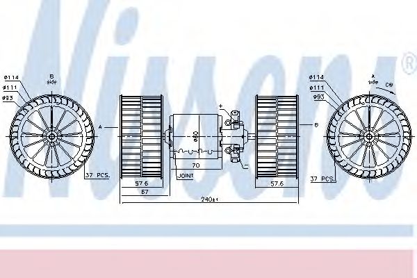 Ventilator, habitaclu