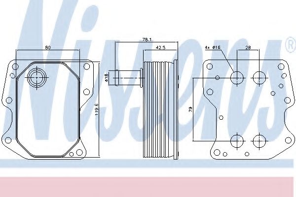 Radiator ulei, ulei motor