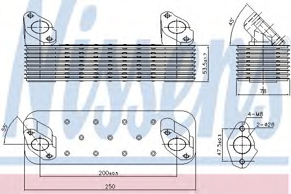 Radiator ulei, ulei motor
