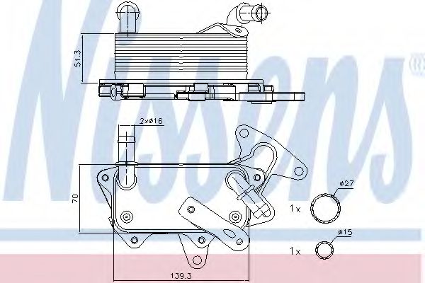 Radiator racire ulei, cutie de viteze automata